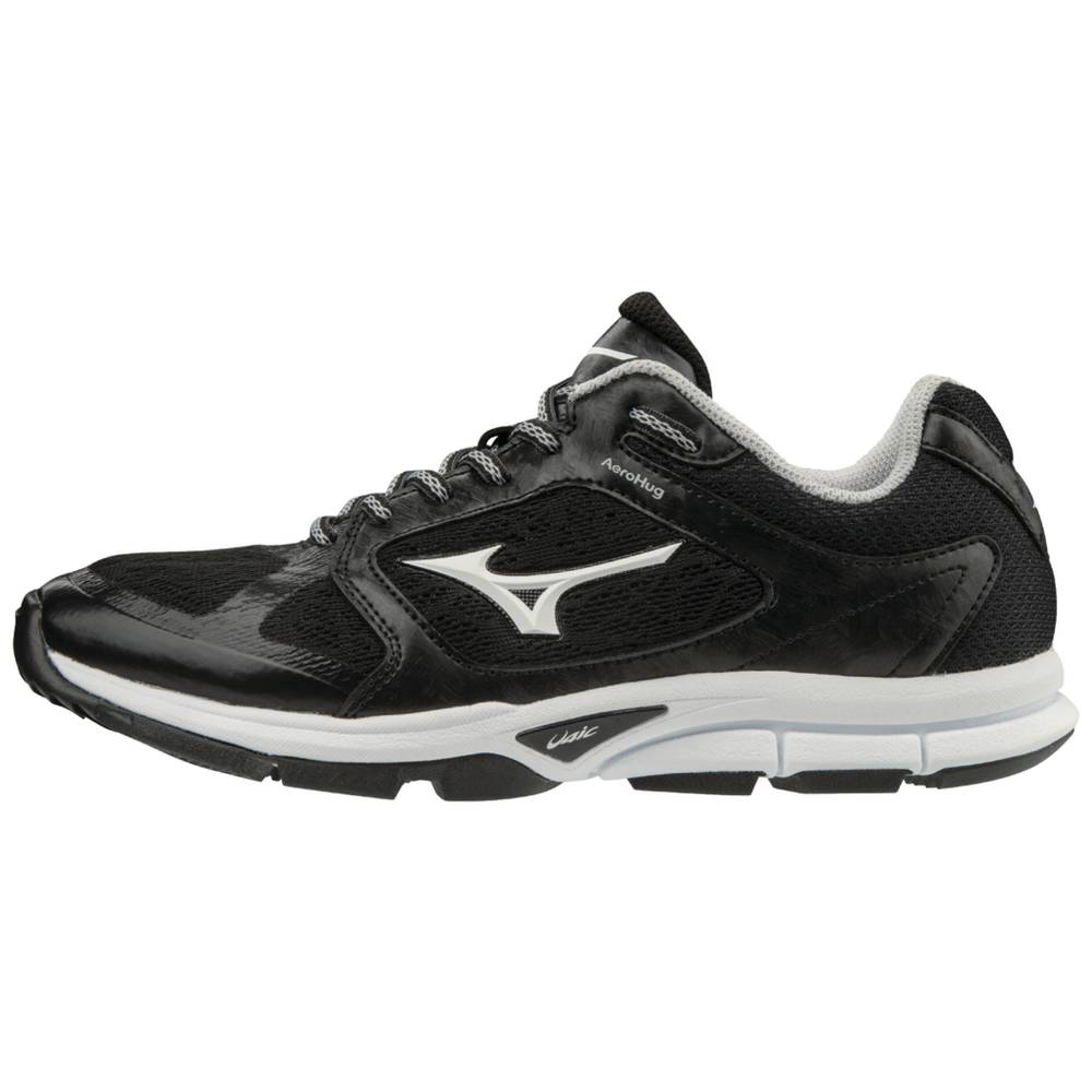 Mizuno Women's Utility Softball Shoes Black/White (320589-CVT)